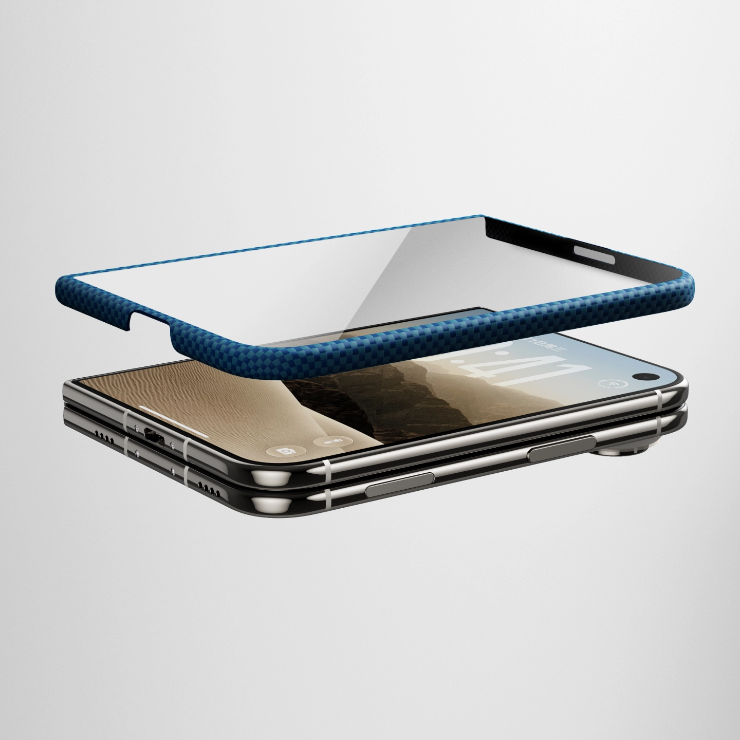 1001 Nights iPhone Duo Suite Case aramid frame and tempered glass protector for iPhone Duo