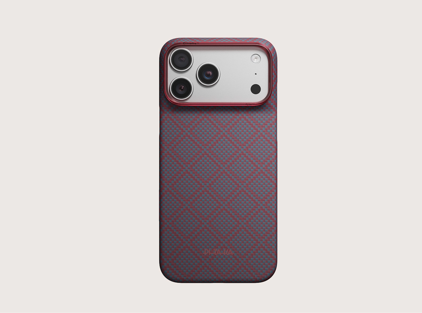 02 | Abyss Blue Argyle phone case