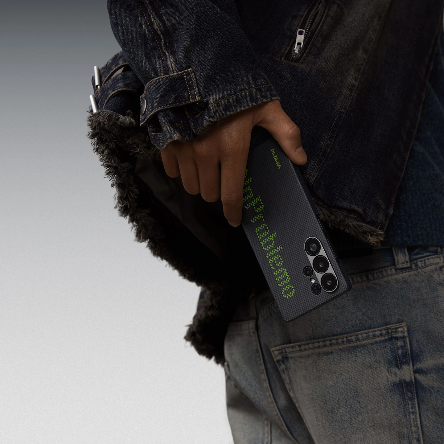 PITAKA × Aries Galaxy S phone case lifestyle