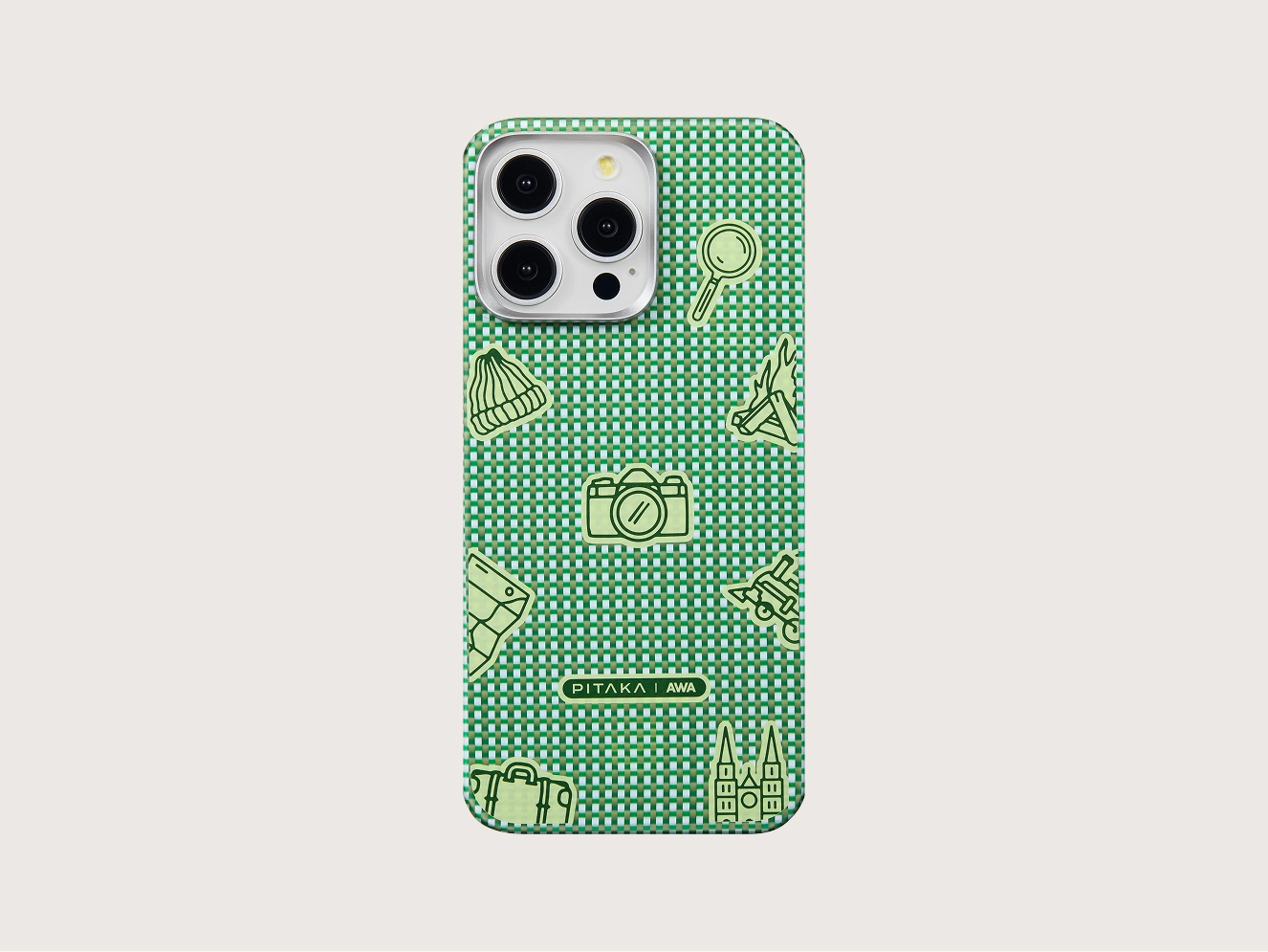 01 | PITAKA × Accidentally Wes Anderson - Forest AWA phone case