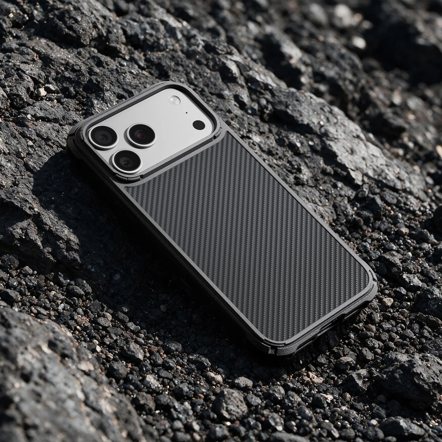 Classic Cairn Case for iPhone 18 lifestyle