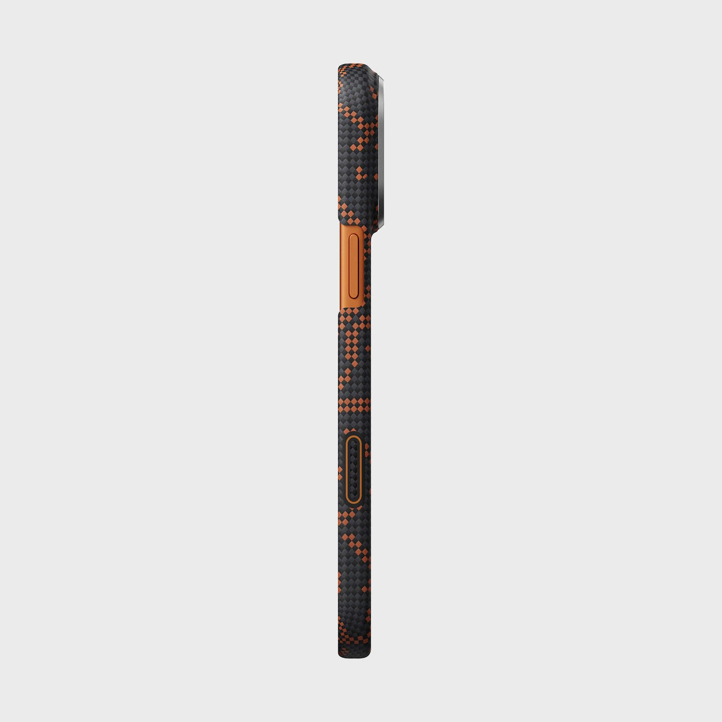PITAKA Monogram Orange Black iPhone thin and lightweight case