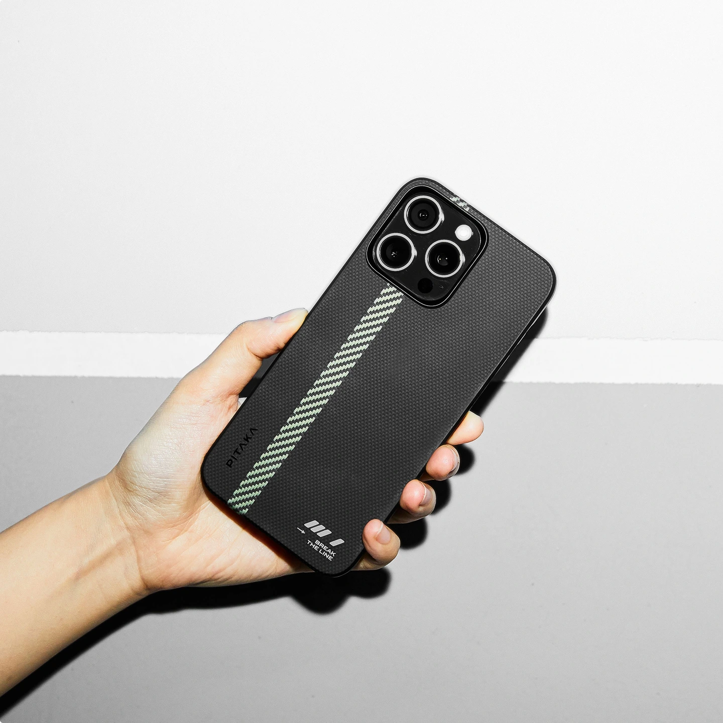 Break the Line phone case lifestyle