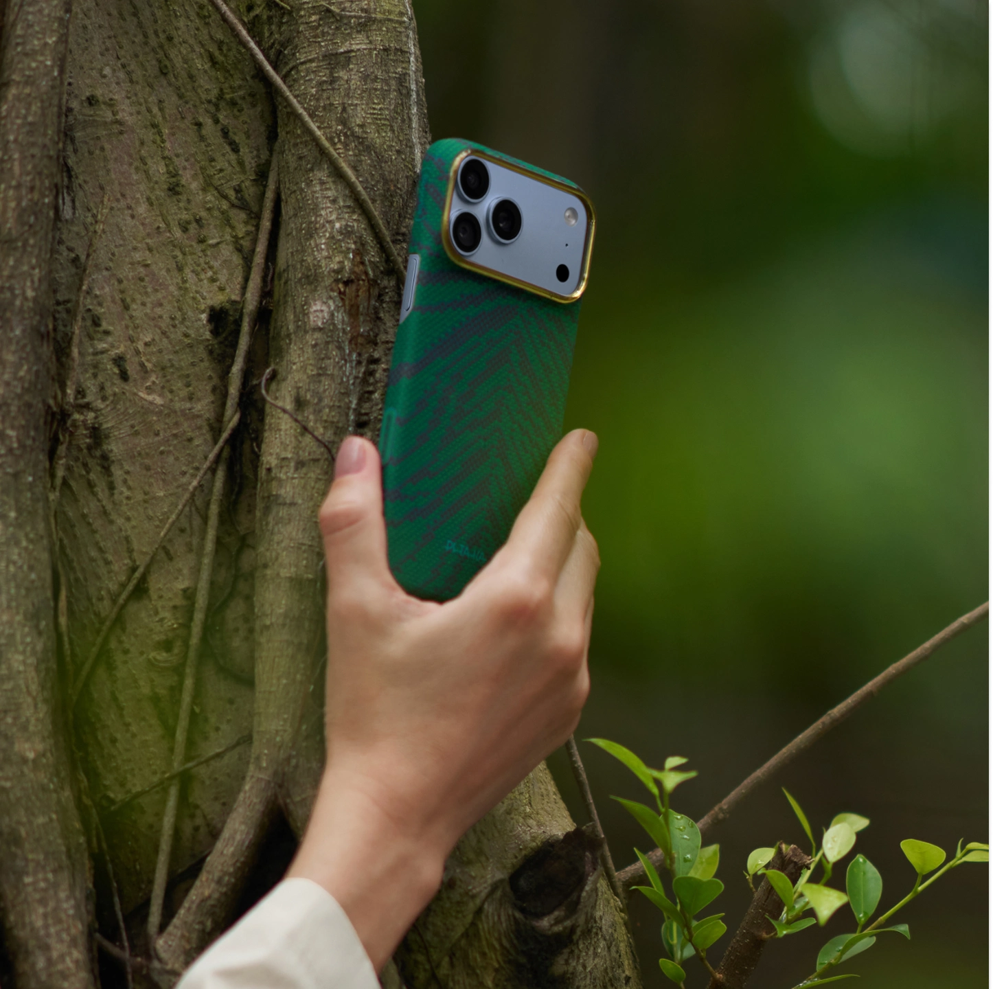 Breath of Veins Edge Case for iPhone 18 lifestyle