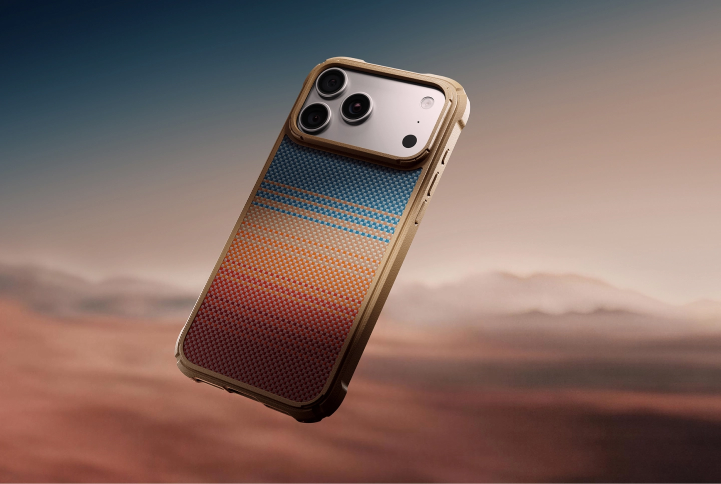 California Dream Cairn Case for iPhone 18 detail