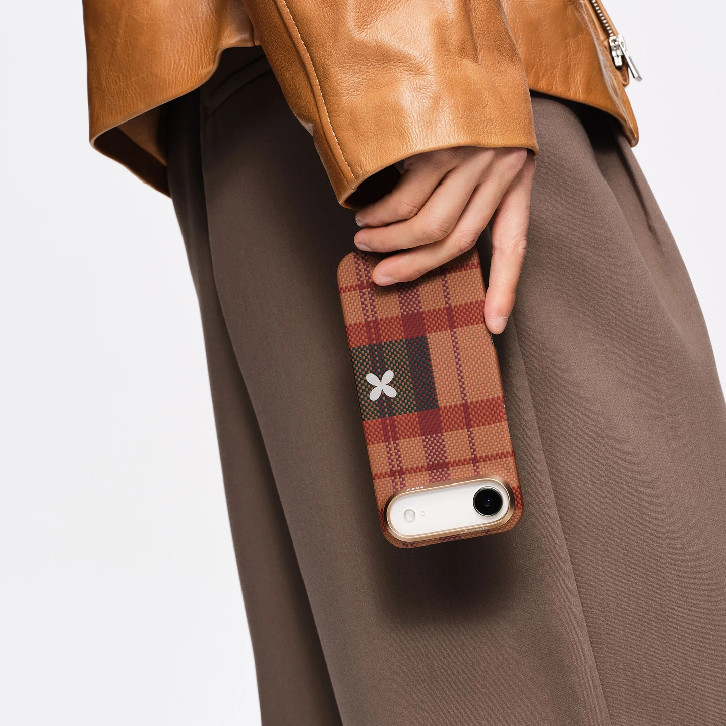 Flora in Grid iPhone Edge Case lifestyle