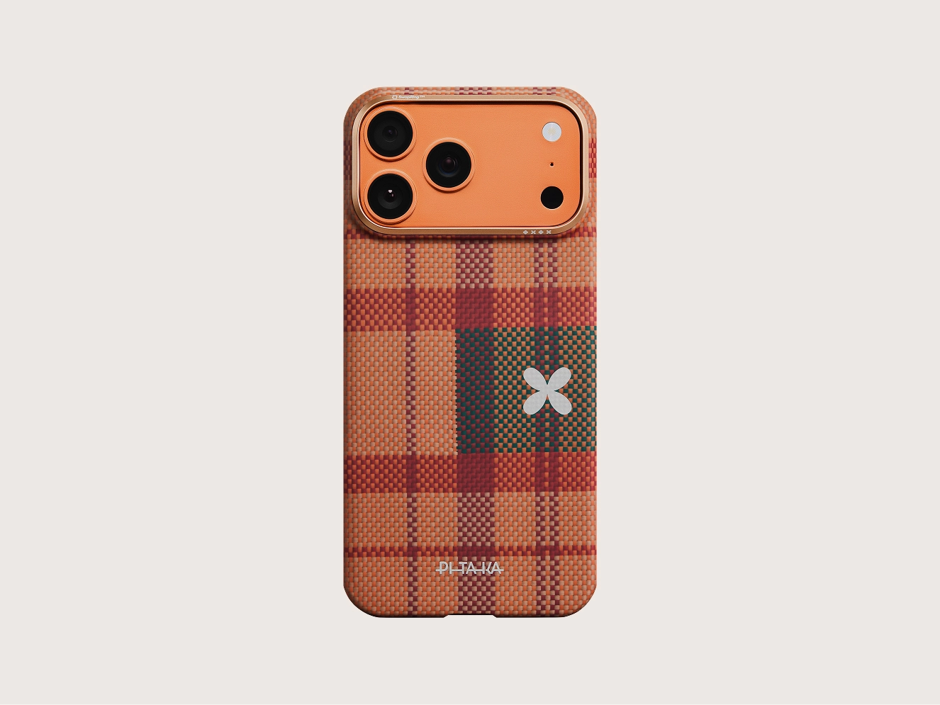 01 | Cloud Dusk Flora in Grid phone case