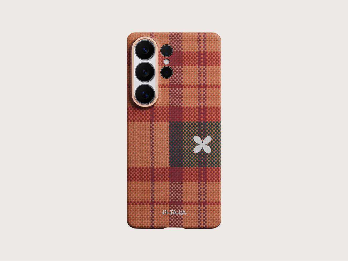 01 | Cloud Dusk Flora in Grid phone case