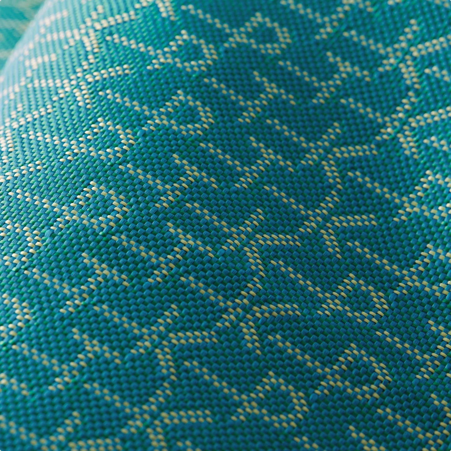 PITAKA Monogram Gold Green aramid fiber weave