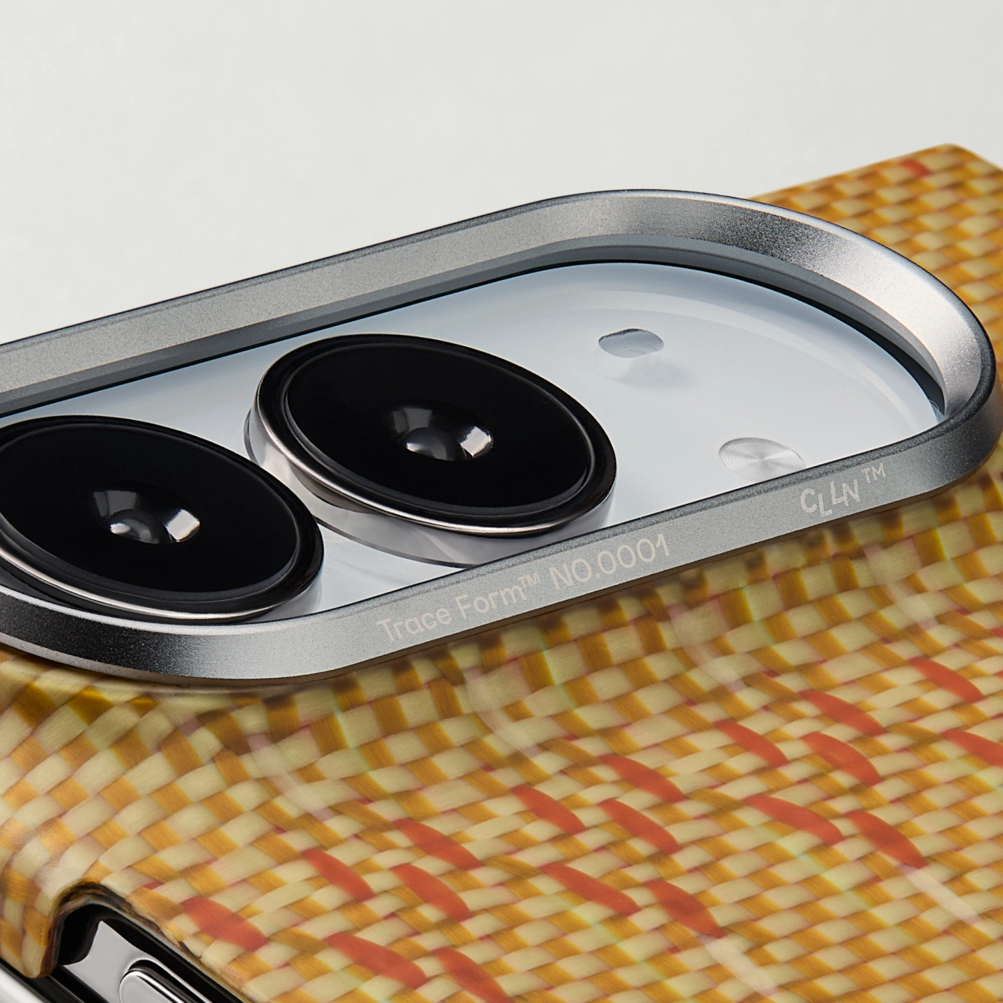 Harvest Gold iPhone Duo individually numbered Trace Form Edition camera ring
