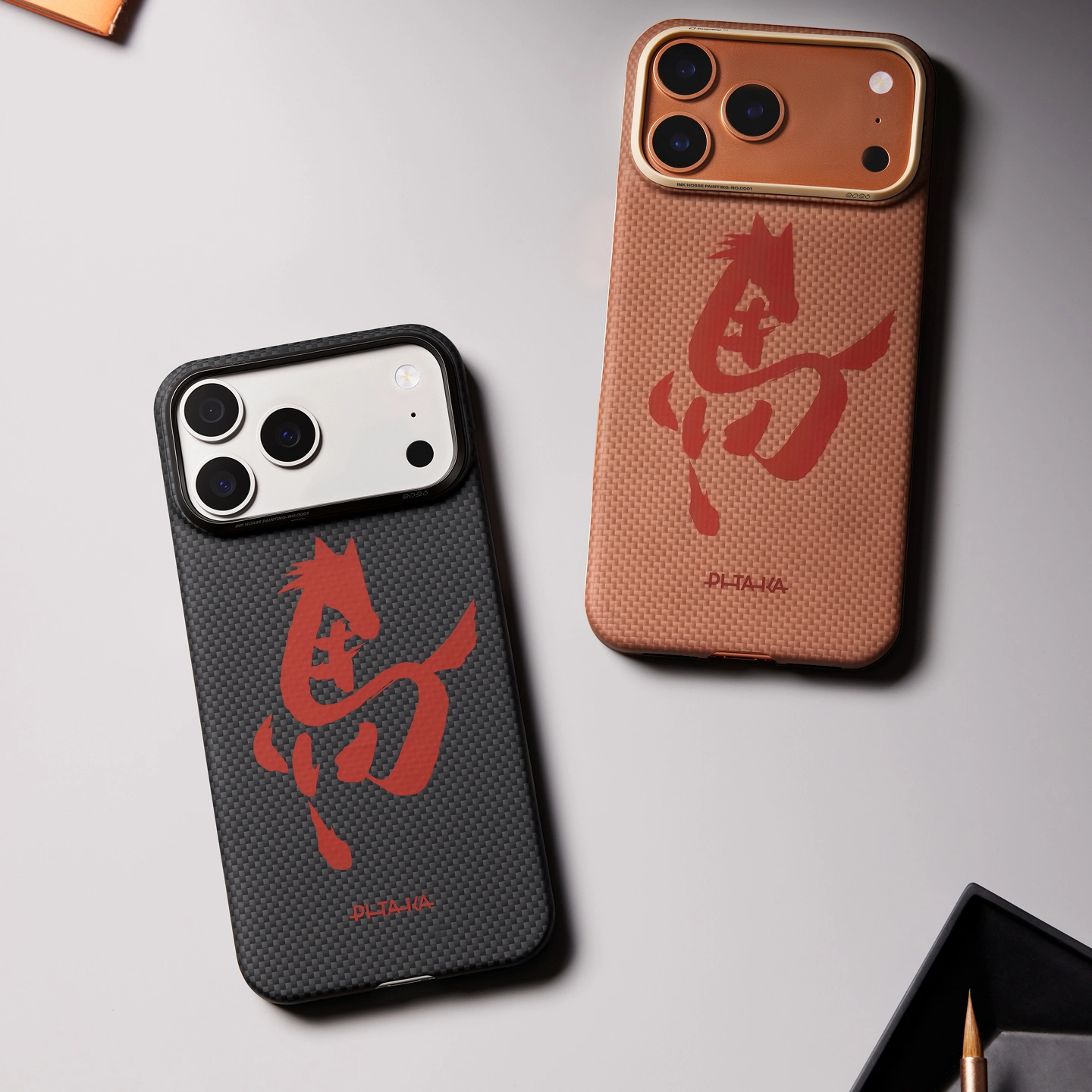 Ink Horse Painting iPhone Edge Case lifestyle