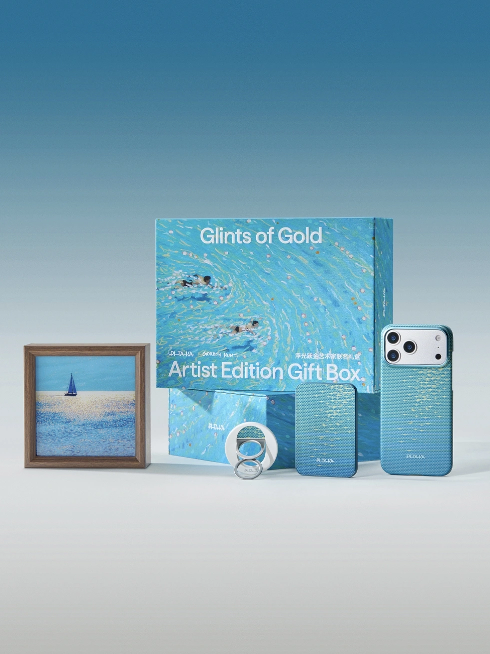 iPhoneアクセサリー Glints of Gold ArtistEdition Gift pitaka Glints of Gold Artist Edition Gift Box | PITAKA