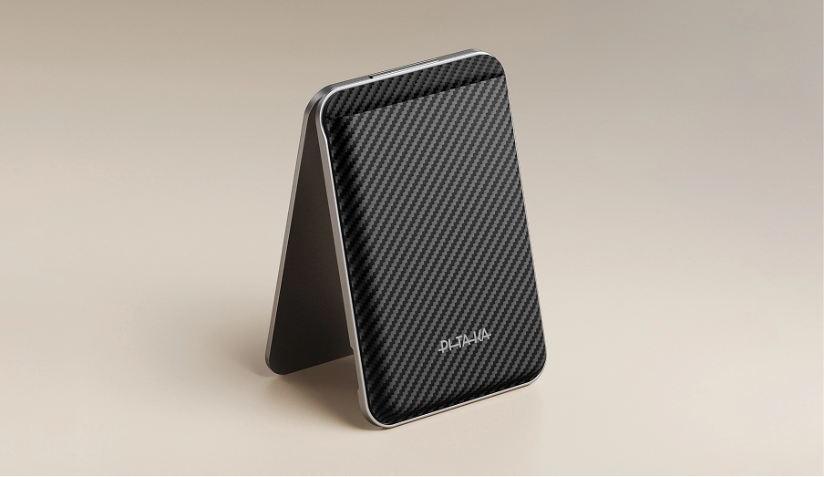 Black/Grey Twill MagMod Stand Wallet