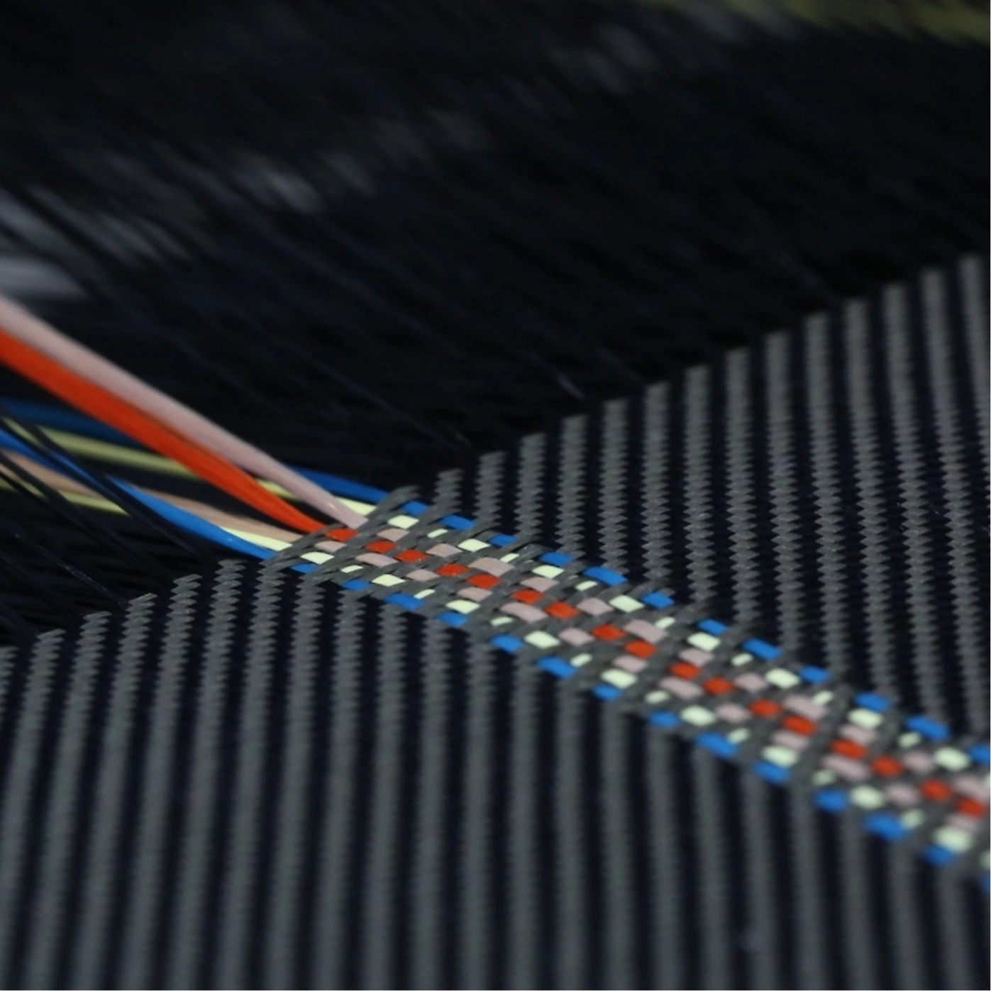 Orchestra woven aramid fiber material