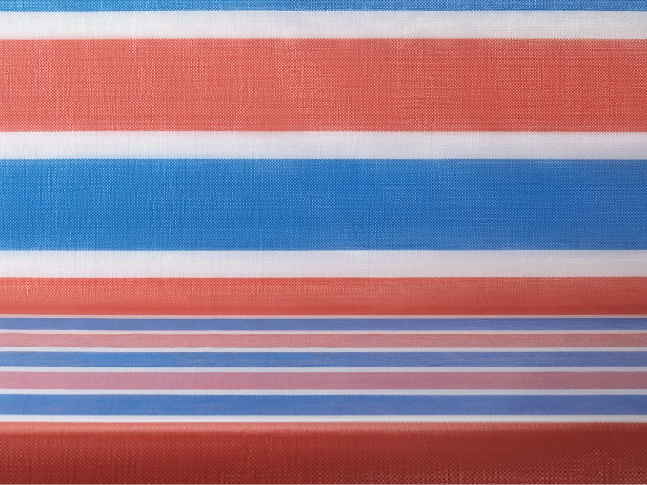 Red white and blue woven textile