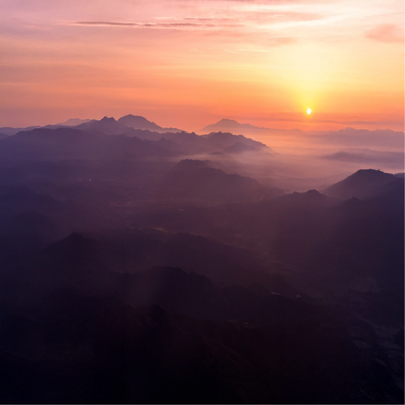 Sunset Galaxy Cairn Case design inspiration