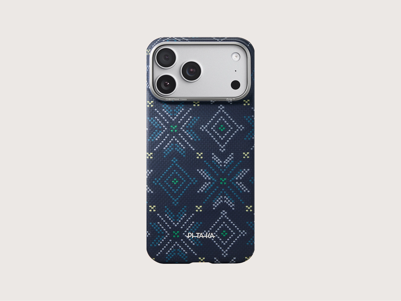 Navy Threads of Winter phone case