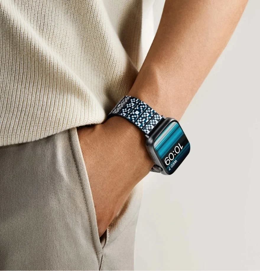 Mosaic Carbon Fiber Apple Watch Band