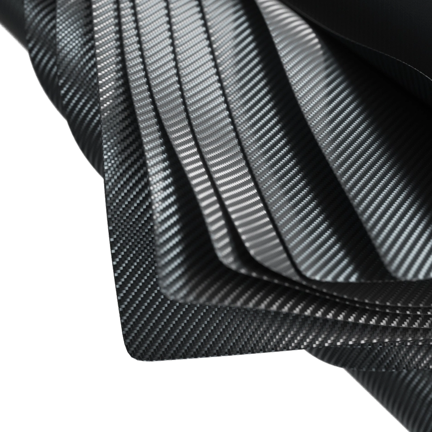Layered 1K carbon fiber construction of the Galaxy Watch Band
