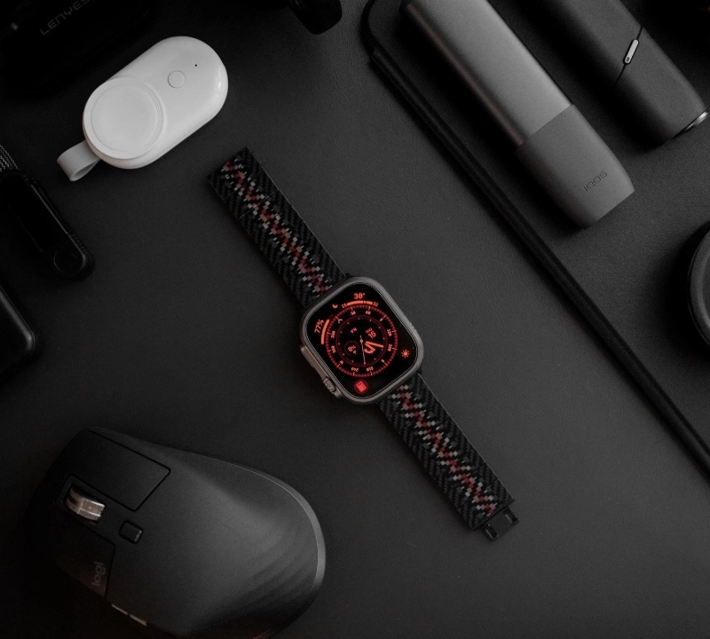 Carbon Fiber Apple Watch Band shared by edw_private