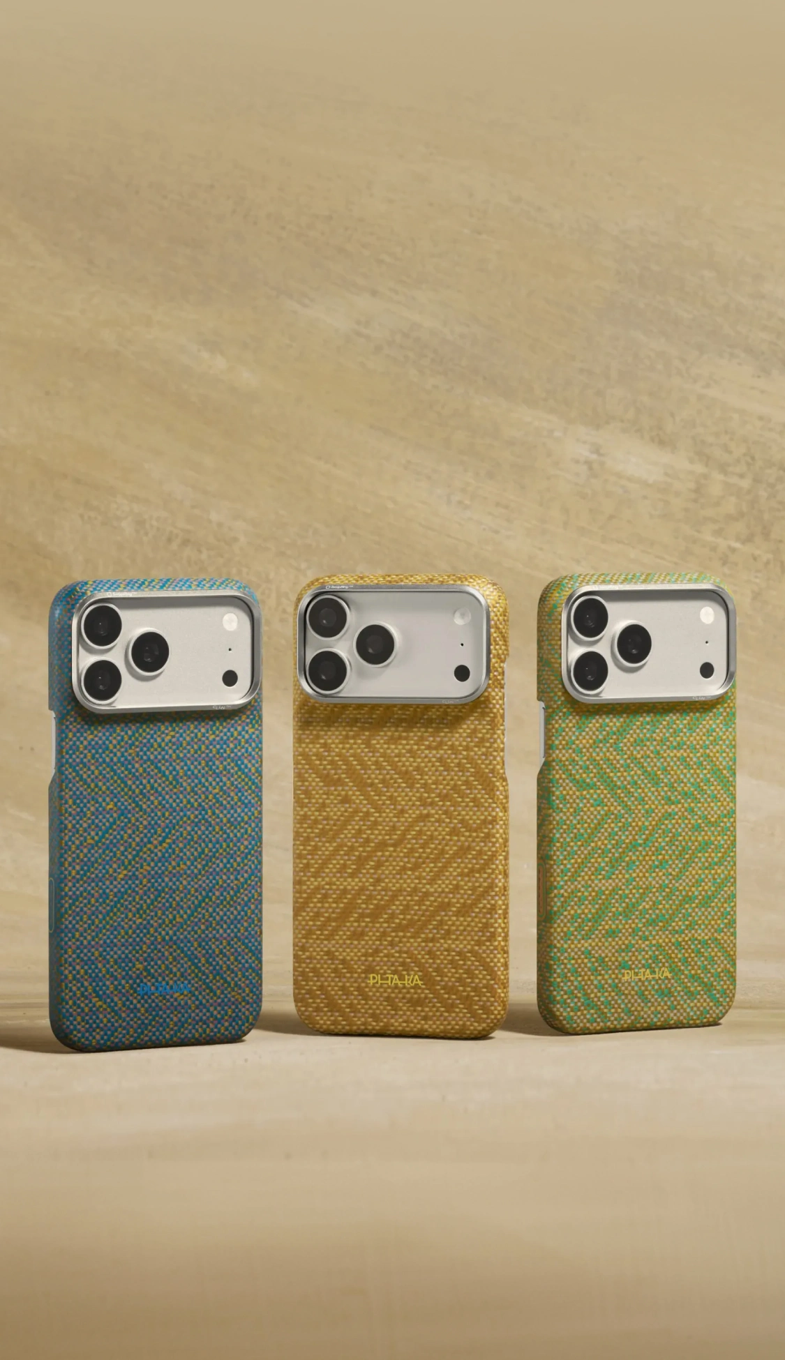 Three Wind Over Wheat woven phone cases